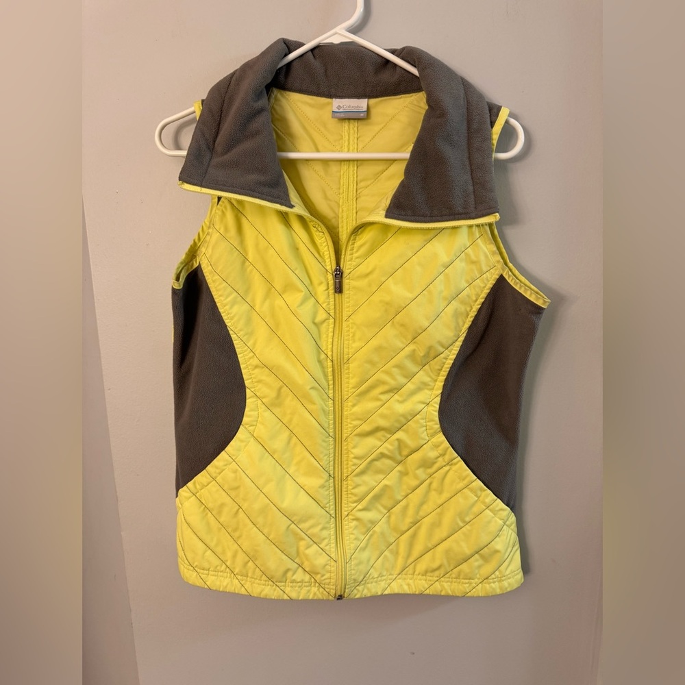 Columbia Sunny Yellow Quilted Jacket